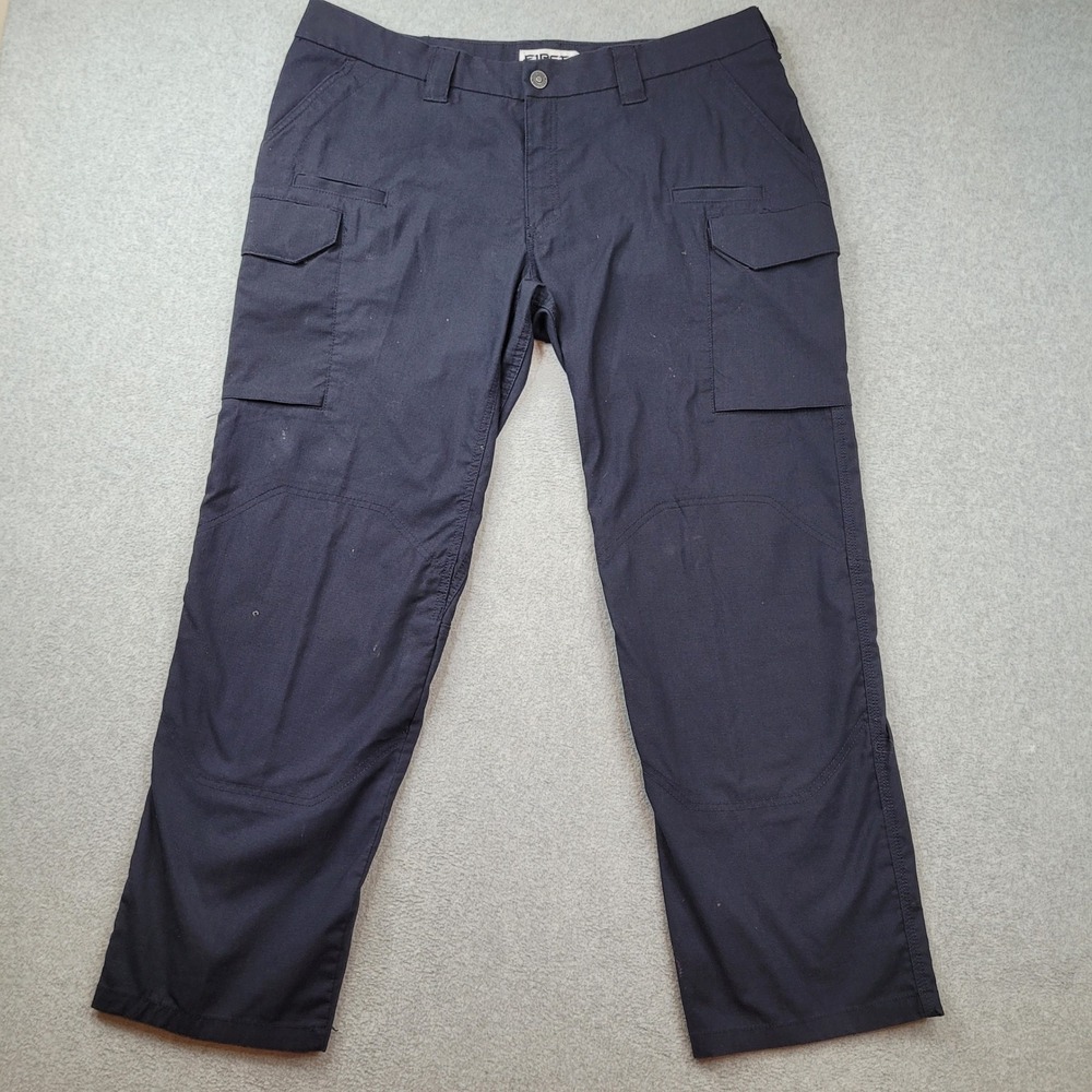First Tactical Cargo Pants Womens 20 Regular Navy Blue Ripstop Workwear